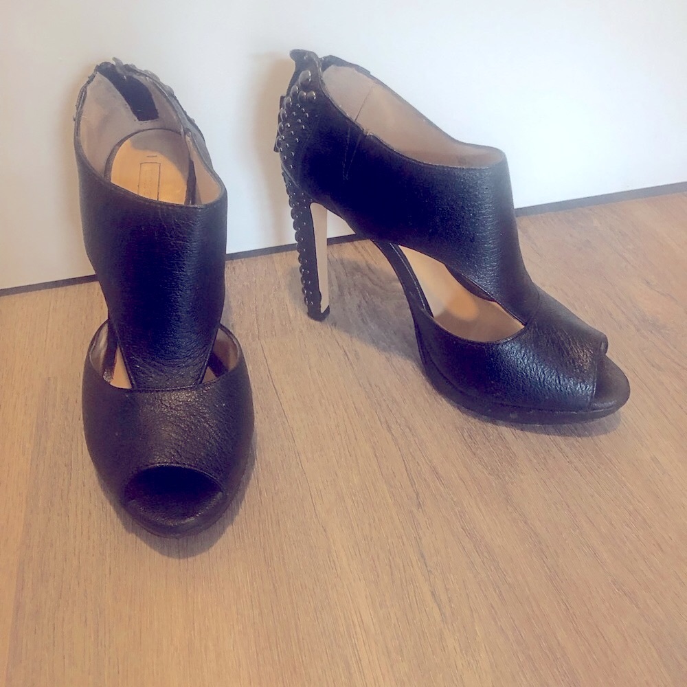 BCBG Black Stud Heels